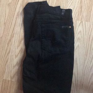 Black pants with rips